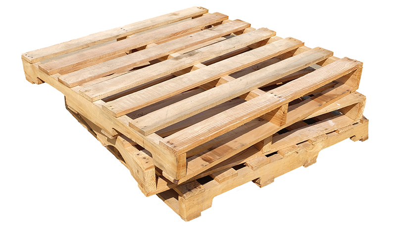 Small Pallet Stack White Background - Texas Pallets LLC